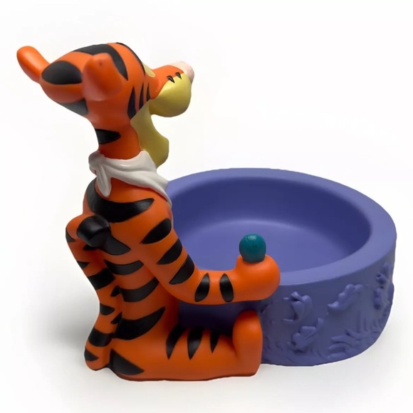 Vintage TIGGER Bowl RARE HTF 90's Applause Winnie the Pooh HOLDER ONLY Snack Pet - Picture 9 of 12